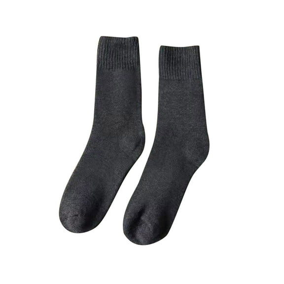 Soft Socks For Women Female Autumn And Winter Thickened Warm Solid Color Socks Multicolor Mid Tube Socks