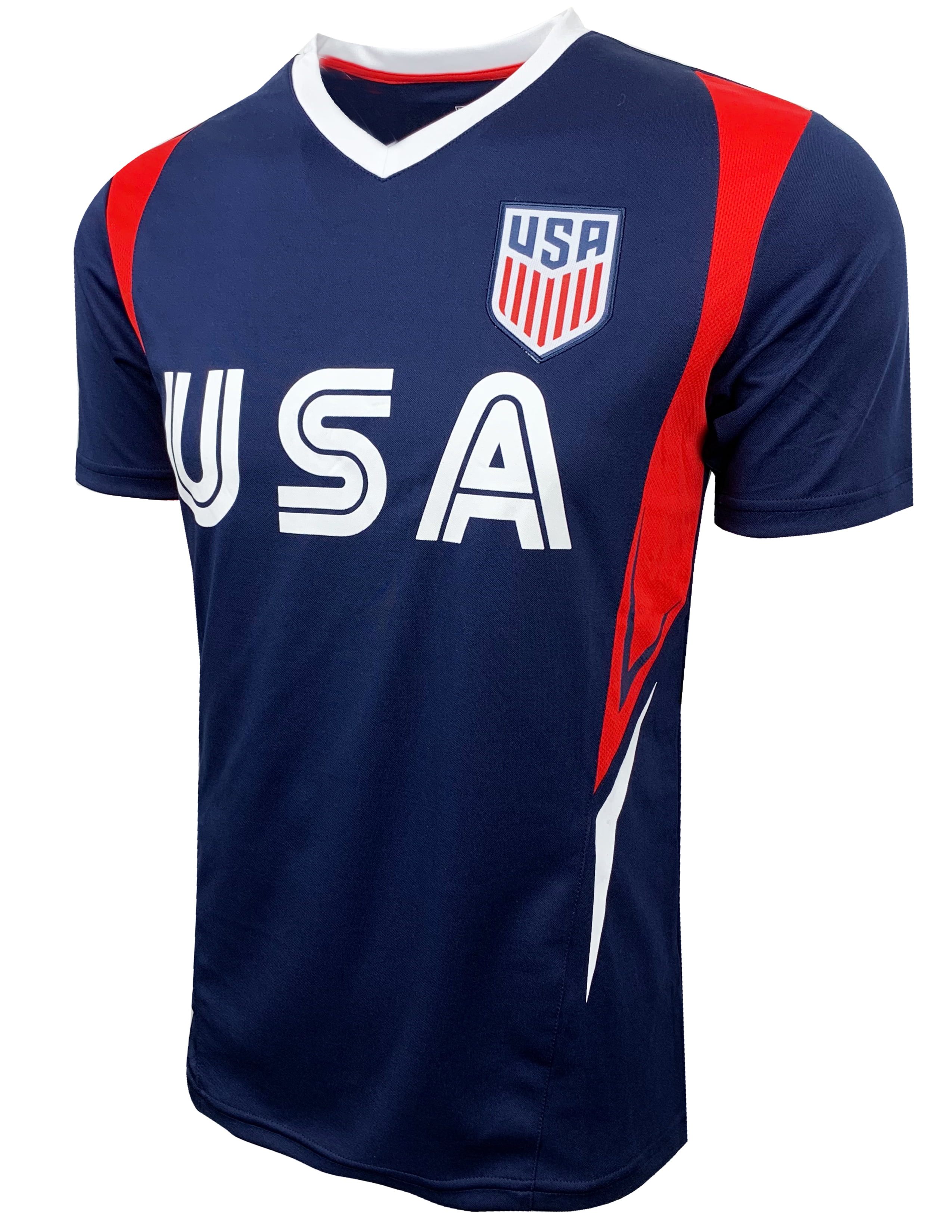 USA Soccer Jersey for Kids and Adults, US Officially Licensed Training Performance Jersey