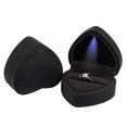 thumbnail image 1 of Anillo En Forma De Corazón Con Pantalla De Luz Led Joyero De Almacenamiento Bolsa De Anillo Regalo De Cumpleaños Scienceny HA042205-01, 1 of 5