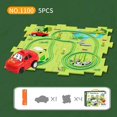 thumbnail image 4 of Diy Assembling Electric Trolley, Children's Educational Puzzle Track Car Play Set, 4 of 5
