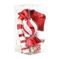 thumbnail image 4 of 8 Pcs Christmas Candy Ornament Set Plastic Peppermint Candy Cane Christmas Decorations Christmas Candy Crutches Gift Boots Set Ornament Xmas Hanging Pendant Decorations with Rope, 4 of 9