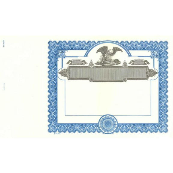 Goes 532 1/2 Printable Blank Certificate - Pack of 25