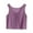 B-Purple, variant on Wyobmus Women Olus Size Crop Tank Tops Comfy Modal Sleep Shirt Loose Fit Ruched Basic Tees Scpoop Neck Roomy Casual Half Camisoles 1X-8X B-Black