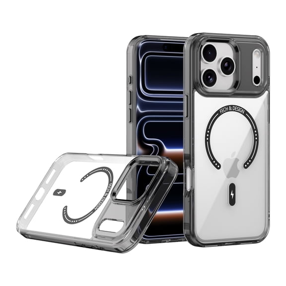 Magnetic for iPhone 17 Pro Max 6.9" Case,Compatible with Magsafe Military Shockproof Protective Bumper Cute Transparent Slim Anti-Yellowing Phone Case for iPhone 17 Pro Max Cover,