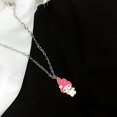 thumbnail image 3 of Bff Collar 2 Tipos Collar Lindo Collar Accesorios Colgante Estética Kawaii Amistad Bestie Mejor Amigo Regalos para Adolescentes, Acero de aleación, Piedra Dorada TUNC Sencillez, 3 of 5