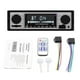 thumbnail image 1 of 1 DIN Retro Car Stereo Audio Automotive Bluetooth with USB USB/SD/AUX Card FM MP3 Player PC Type:ISO, 1 of 5