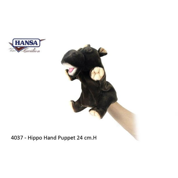 Hansa 4037 24 cm Marionnette Hippopotame