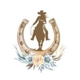 thumbnail image 2 of CafePress - Western Horseback Riding Cowgirl Equestrian - Sherpa Fleece Throw Blanket 60" x 50", 2 of 5