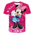 thumbnail image 1 of Cartoon Disney Mickey Mouse T Shirts Costumes Girls 2022 The New Summer Tops Tees Clothes Fashion Short Sleeves Casual Tee-Shirt4T Gao Jinjia LED, 1 of 2
