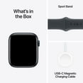 thumbnail image 7 of Apple Watch SE (2nd Gen) [GPS 44mm] Smartwatch with Midnight Aluminum Case with Midnight Sport Band - M/L, 7 of 7