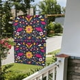 thumbnail image 5 of Easygdp Cinco De Mayo Floral Garden Flag Yard Flag Welcome Flag, Double-Sided, Weather Resistant for Outdoor Decor - 28"x40", 5 of 9