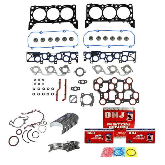 DNJ RRK4120B Re-Ring Kits Set Fits Cars & Trucks 04 Ford 3.9L OHV