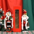 thumbnail image 2 of Christmas Nutcracker Figure King with Red Jacket Sparkle Gold Details and Rhinestones, 2 of 5