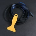 thumbnail image 3 of Mizh Car Styling 196.8inch 5M Car Interior Mouldings Decorative Filler Strip AUTO Seal Trim Strip (Electroplating Blue), 3 of 6