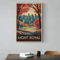 thumbnail image 6 of Retro Montreal Mount Royal Poster Vintage Canadian City Tourism Art for Walls Print Poster, 6 of 8
