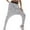 Silver, variant on HNMKIU Womens Drop Crotch Fashion Harem Relaxed Fit Baggy for a and Casual Trousers for Women Black,L