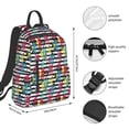 thumbnail image 2 of Fotbe Trendy Colorful Pineapples 1 Mochila Ligera para Hombres y Mujeres - Duradera y Resistente al Agua, Ideal para Escuela, Trabajo, Viajes y Uso Diario, 2 of 7