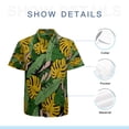 thumbnail image 7 of High Quality Hawaiian Shirts for Men Short Sleeve Aloha Beach Shirt Floral Summer Casual Button Down Shirts Blouses X546S4, 7 of 7