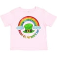 thumbnail image 3 of Inktastic Happy St. Patrick's Day Rainbow and Hat Boys or Girls Toddler T-Shirt, 3 of 5