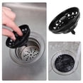 thumbnail image 5 of Reemplazo de tapón de colador de cesta de fregadero de cocina antiobstrucción, 4 Uds., para desagües estándar de EE. UU., 5 of 5