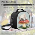 thumbnail image 5 of Jeiento Koala Kids Backpack Set for Boys 4-6 6-8 8-10 Preschool Bookbag with Lunch Box and Pencil Case 3 In 1 Elementary Middle School Bag Mushroom Satchel for Girls Child Daycare Bags Blue, 5 of 7