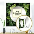 thumbnail image 3 of Designart "Canopy Of Ivory Ivy Green Leaves" Leaves Square Mirror For Wall Decor - Large Green Square Printed Wall Mirror Art - Square Traditional Mirror - Wall Mounted Square Large Mirror, 3 of 5