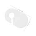 thumbnail image 2 of Raindrops  10 Pcs Closet Dividers Tag for Hanging Clothes Child Baby White, 2 of 8