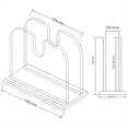 thumbnail image 4 of Soporte para Servilletas, Dispensador de Acrílico para Mesa de Comedor para Pañuelos de Cóctel, Recipientes Transparentes para Organizar Papel de Cocina, 4 of 5