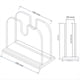 thumbnail image 4 of Soporte para Servilletas, Dispensador de Acrílico para Mesa de Comedor para Pañuelos de Cóctel, Recipientes Transparentes para Organizar Papel de Cocina, 4 of 5