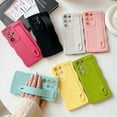 thumbnail image 6 of Compatible with for Samsung Galaxy S23 Ultra Case, Wristband Soft TPU Phone Case for Women Girl, Multicolor Thin Slim Shockproof Silicone Phone Case (Yellow,Samsung Galaxy S24), 6 of 7
