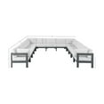 thumbnail image 3 of Meridian Furniture Nizuc White Outdoor Patio Modular Sectional, 3 of 7