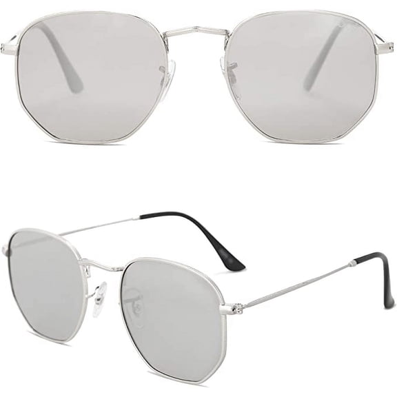 Small Round Classic Polarized Sunglasses for Women Men Vintage Style