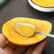 thumbnail image 4 of Cuchara raspadora de acero inoxidable para comida de bebé | Machacador de frutas y verduras dentado para niños | Herramienta para hacer puré de manzana, plátano, patata y calabaza | Aparato de, 4 of 6