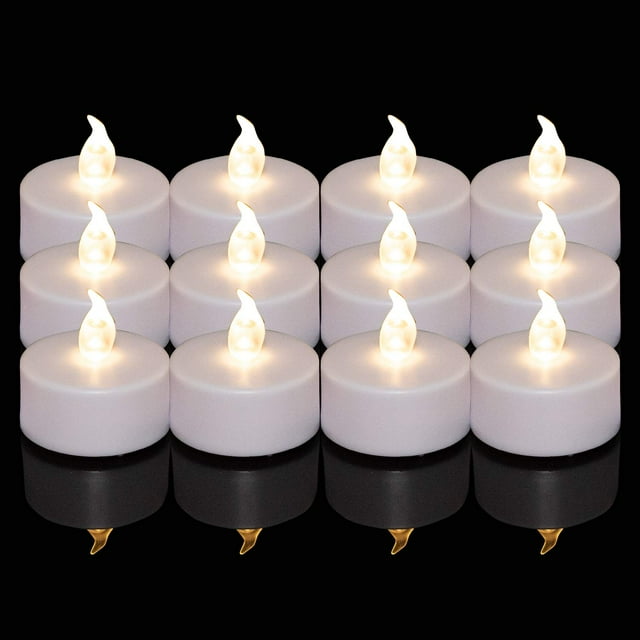 Velas de té LED Tappovaly que funcionan con pilas, paquete de 150