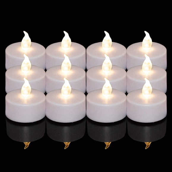 Velas de té LED Tappovaly que funcionan con pilas, paquete de 150