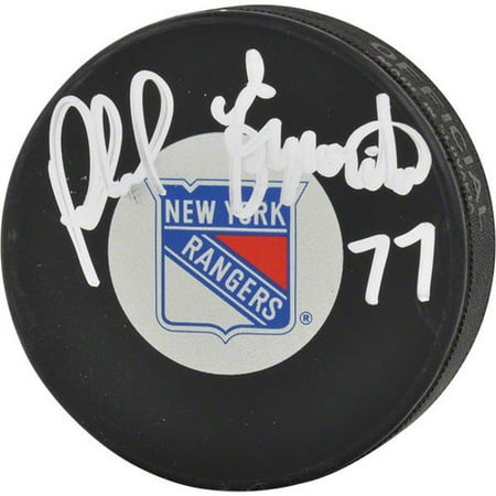 NHL - Phil Esposito Autographed Puck | Details: New York Rangers