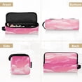 thumbnail image 5 of Hair Tool Organizer Bag with Heat Resistant Mat Removable Travel Storage Case for Hot Air Brushes Curling Irons Clouds and Pink Heart Shape, 5 of 8
