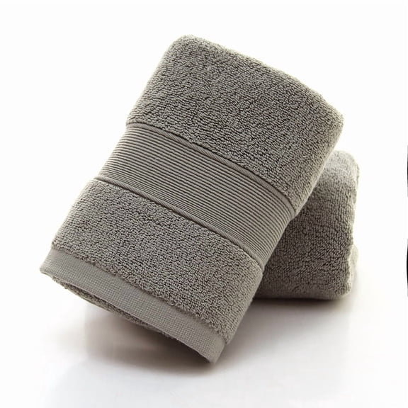 Namzi 4‑Pack Cotton Hand Towels, 35×75cm Ultra‑Absorbent Soft Plush Towels for Household Daily‑Use Drying,Grey