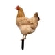 thumbnail image 4 of Estatua de pollo para jardín, estacas de acrílico, figuras decorativas para jardín. Estilo B, 4 of 9