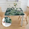 thumbnail image 2 of HAOXIT  Spring Summer Tablecloth  Rectangular, Eucalyptus Floral Table Cover for Party Picnic Dinner Decor 40*40, 2 of 8