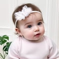 thumbnail image 5 of 4/8 piece set of baby elastic nylon headband, cute flower and bow headband for newborns, soft hair accessories for girls and infants., 5 of 14