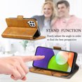 thumbnail image 4 of Case for Samsung Galaxy A22 4G Cover Leather Wallet Folio Case Book Design Flip Magnetic Closure - Yellow, 4 of 5