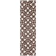 thumbnail image 3 of SAFAVIEH Four Seasons Lilibeth Geometric Area Rug, Chocolate/Ivory, 3'6" x 5'6", 3 of 7