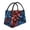Red And Blue Lightning, variant on Vsdgher Ribbon Breast Cancer Awareness Print Insulated Reusable Bags with Sturdy Zipper and Handles, Foldable Totes for Hot or Cold Food Bring or Delivery