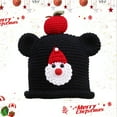 thumbnail image 2 of Cozy Christmas Knit Beanie For Women Men Fun Holiday Party Hat Cute Xmas Stocking Cap Soft Yarn Winter Earflap Cap For Family, 2 of 4