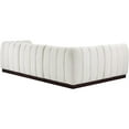 thumbnail image 6 of Meridian Furniture Quinn 4-Piece L-Shaped Fabric Modular Sectional in Cream, 6 of 15