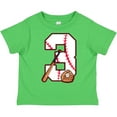 thumbnail image 3 of Inktastic Baseball Third Birthday Three Years Old Boys or Girls Toddler T-Shirt, 3 of 5