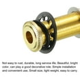 thumbnail image 4 of Guitar Bass 1/4" Stereo Mono Barrel Jack Input Output Cylinder Plug Sockets Gold for Electric Guitar Bass, 4 of 5