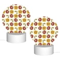thumbnail image 2 of Honeii Sunflowers And Skull Print Acrylic LED Night Lamp,Round Touch-Control Night Light with 3 Lighting Modes,for Bedrooms, Living Rooms, and Gifting, 2 of 9