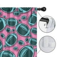 thumbnail image 4 of Blackout Kids Curtains,Football Pattern Childrens Insulated Curtains Set Of 2,Bedroom Essentials,Toddler Room Decor 52"x84", 4 of 5